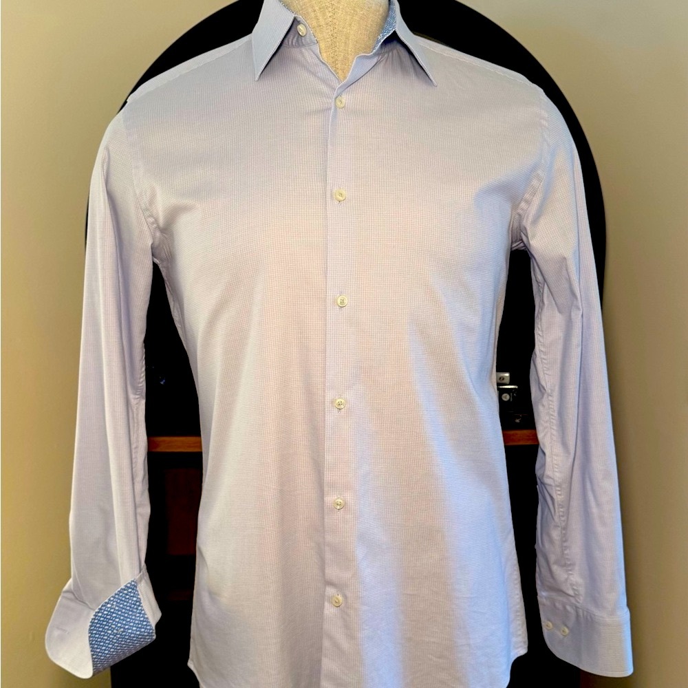 Boss Light Blue Men's Dress Shirt